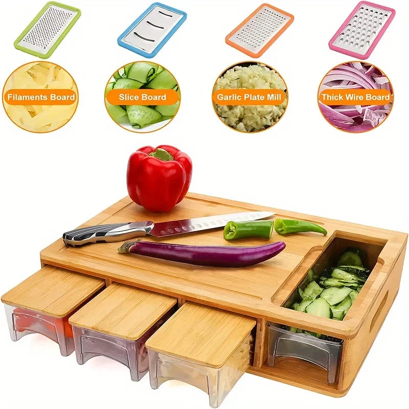 Bamboo Cutting Board Set