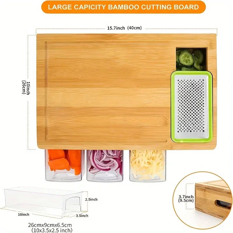 Bamboo Cutting Board Set