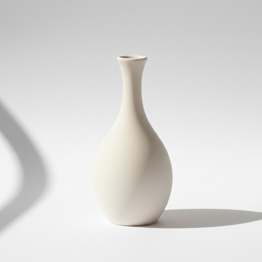Minimalist ceramic vase